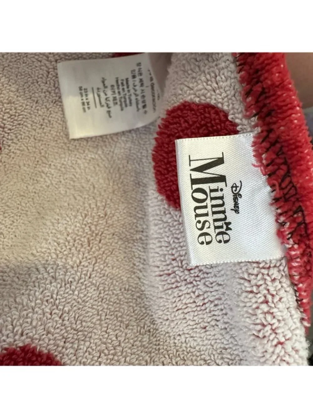 Pottery Barn Kids Disney Minnie Mouse Baby Hooded Towel